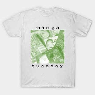 Manga Tuesday (green-white) T-Shirt